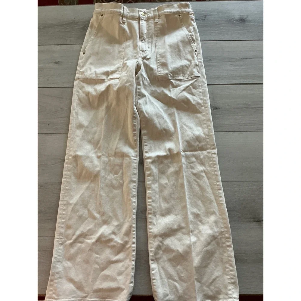 J.Crew 28T Cream Wide Leg Pants Style CH918 New With‎ Tags